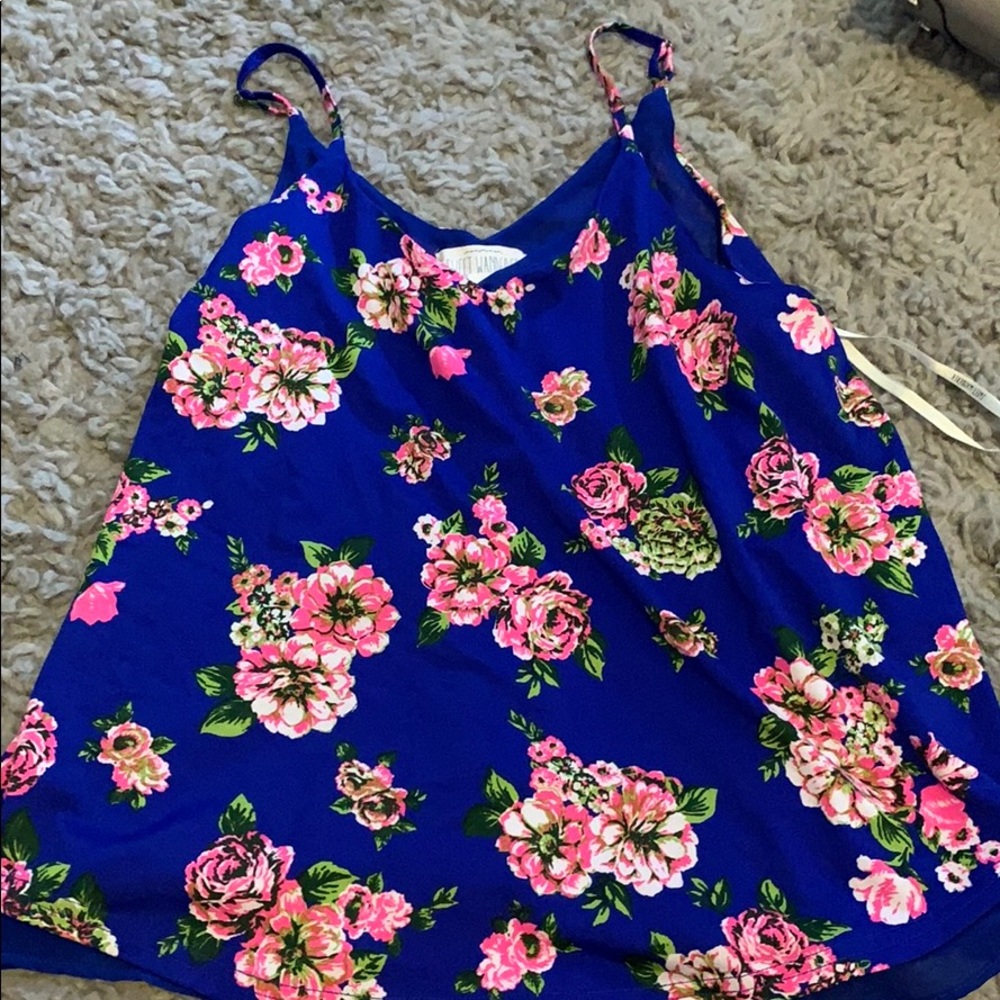 Floral tank top